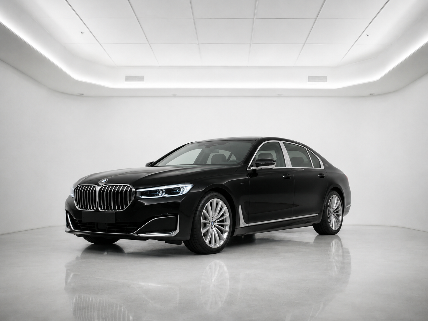 BMW 7 Series — black executive sedan for Bay Area corporate travel