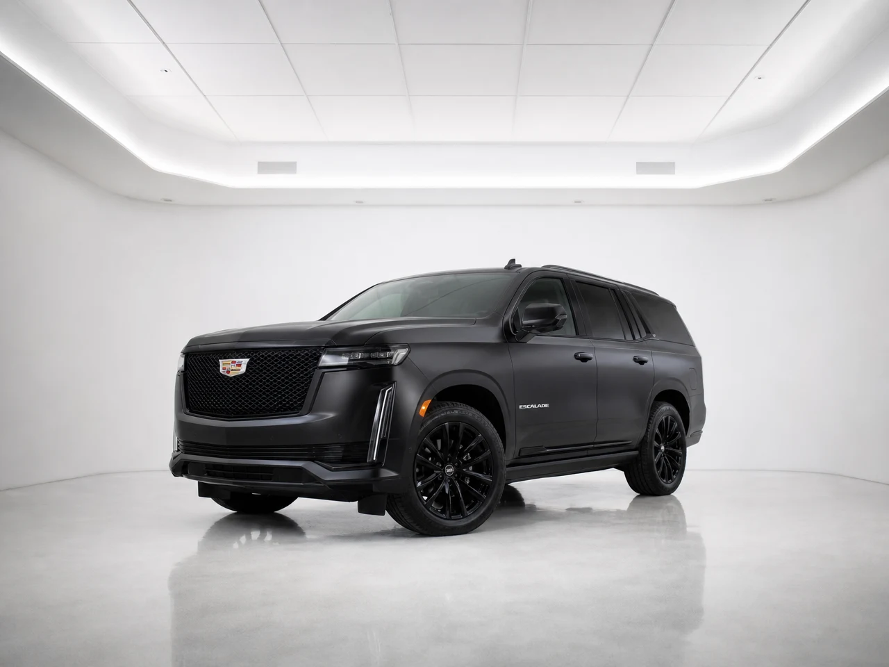 Cadillac Escalade — black full-size luxury SUV for Bay Area group airport transfers